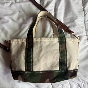 RARE Camouflage Mini Boat & Tote